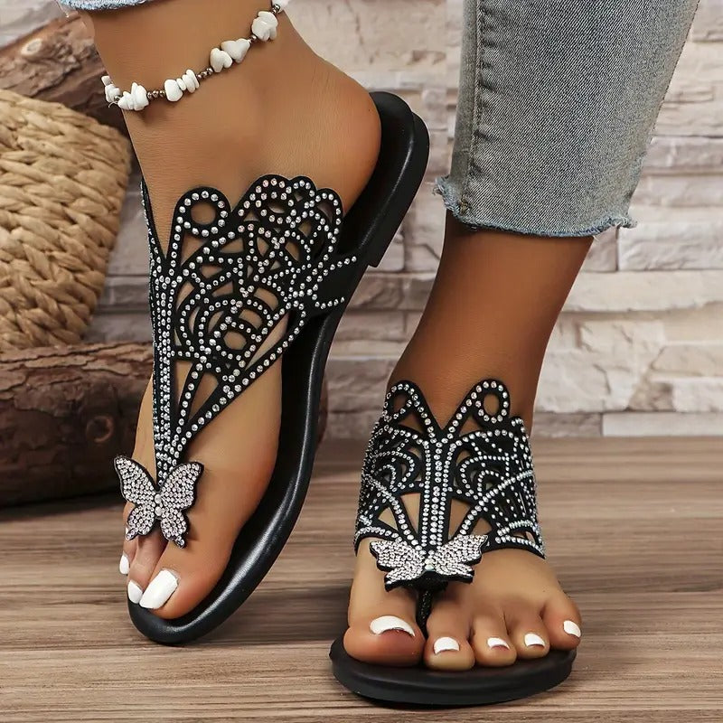 Butterfly Accent Sandals