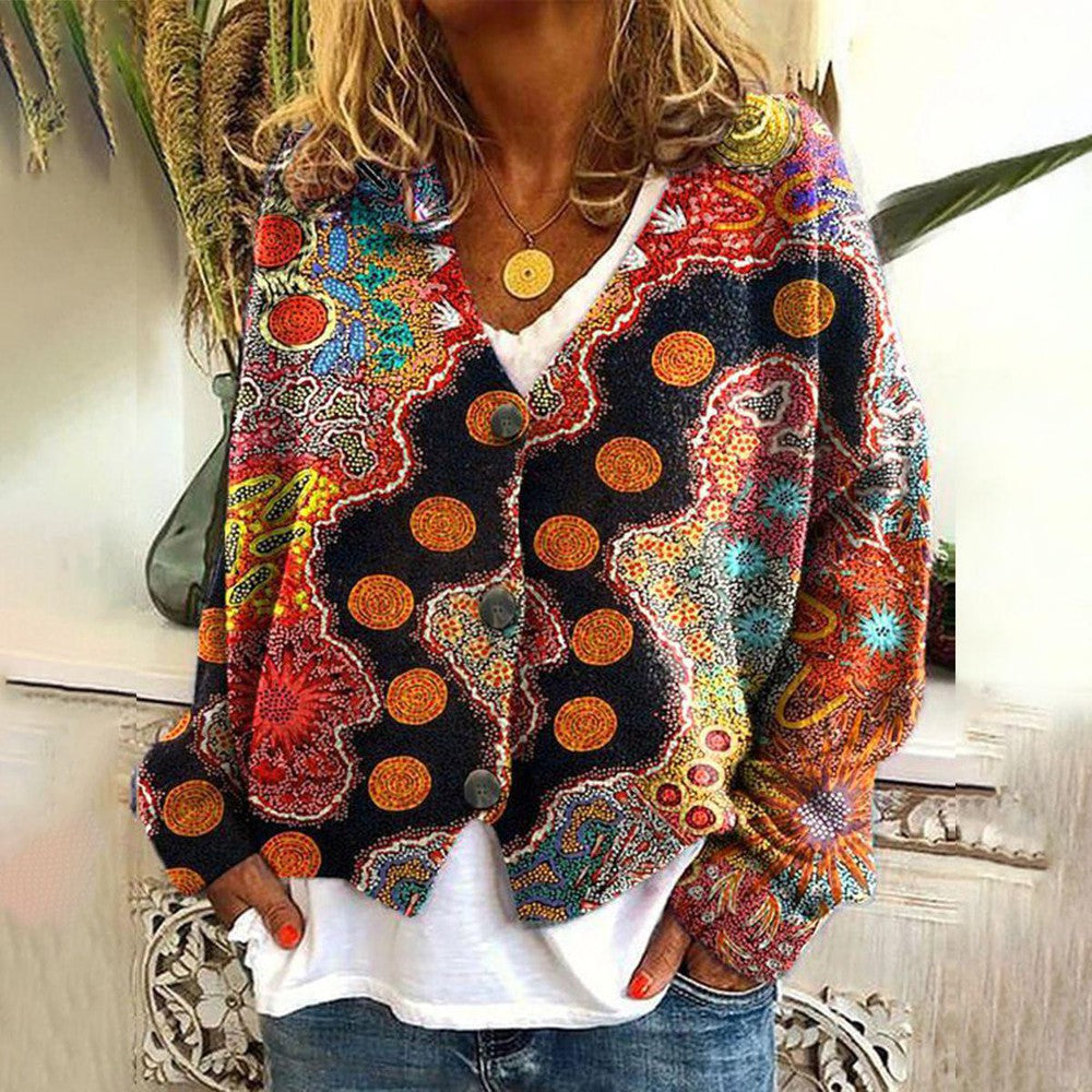 Vibrant Cozy Cardigan