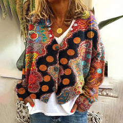 Vibrant Cozy Cardigan