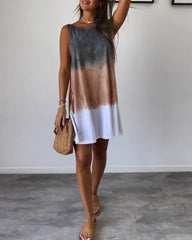 Casual Gradient Dress