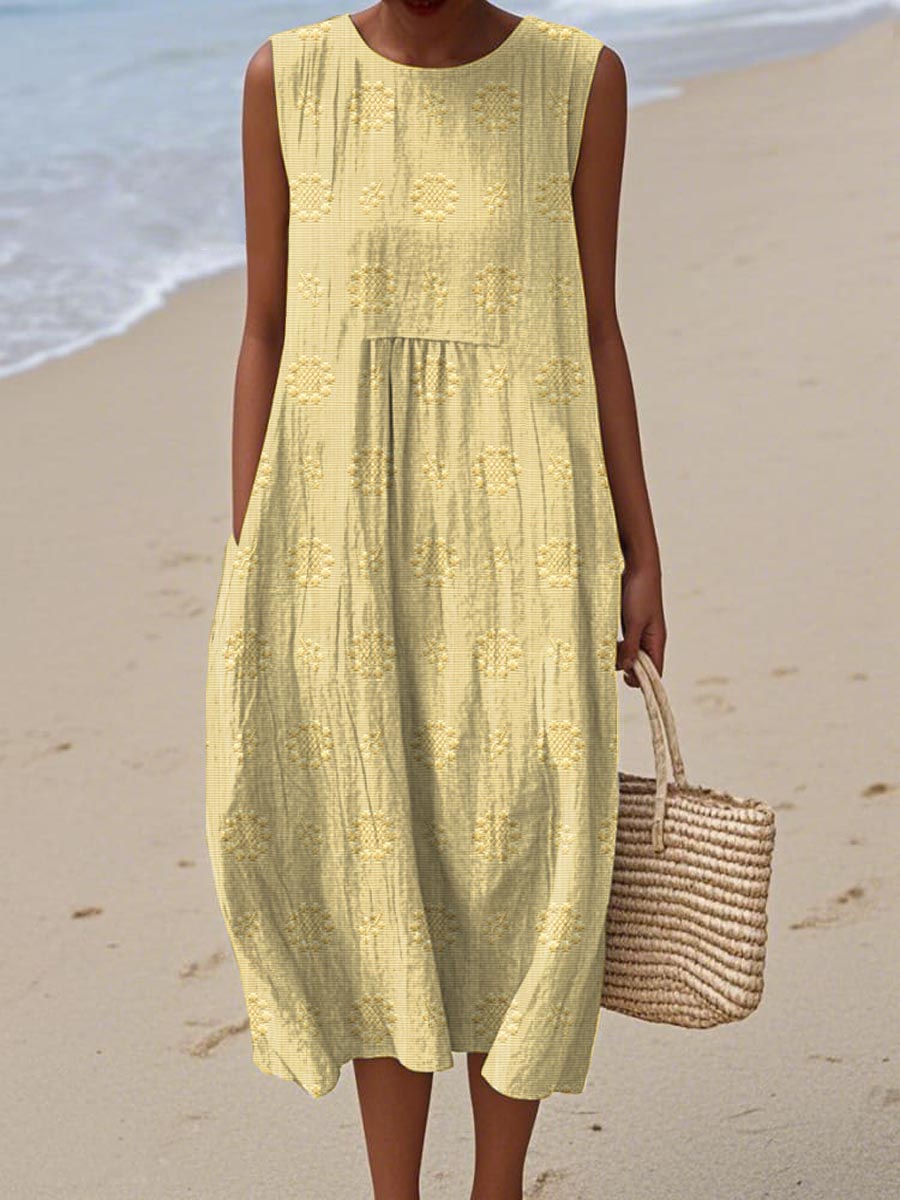 Sleeveless Midi Dress