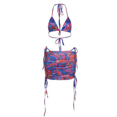 Morana Psychedelic Print Bandage Bikini Set