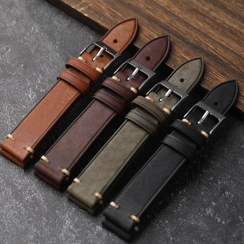 Genuine Leather Virtue Watchband