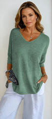 Slimming V-Neck Top