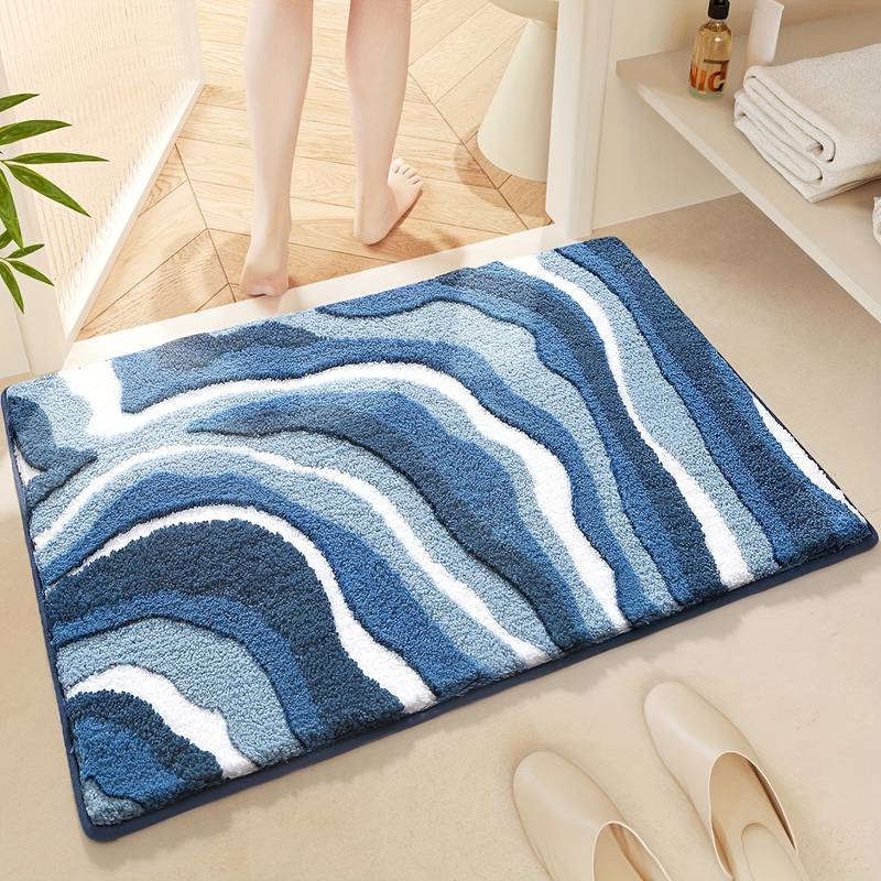 Tranquil Wave Bath Mat
