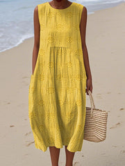 Sleeveless Midi Dress