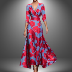Printed Wrap Dress