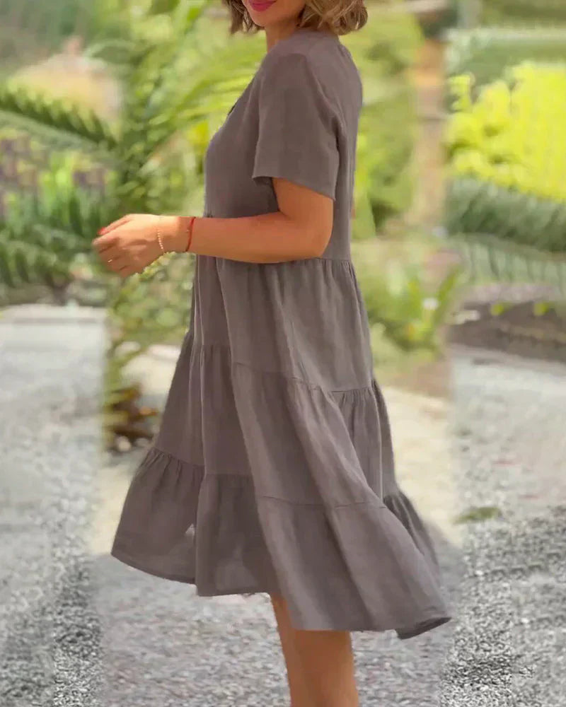 Casual Summer V-neck Dress