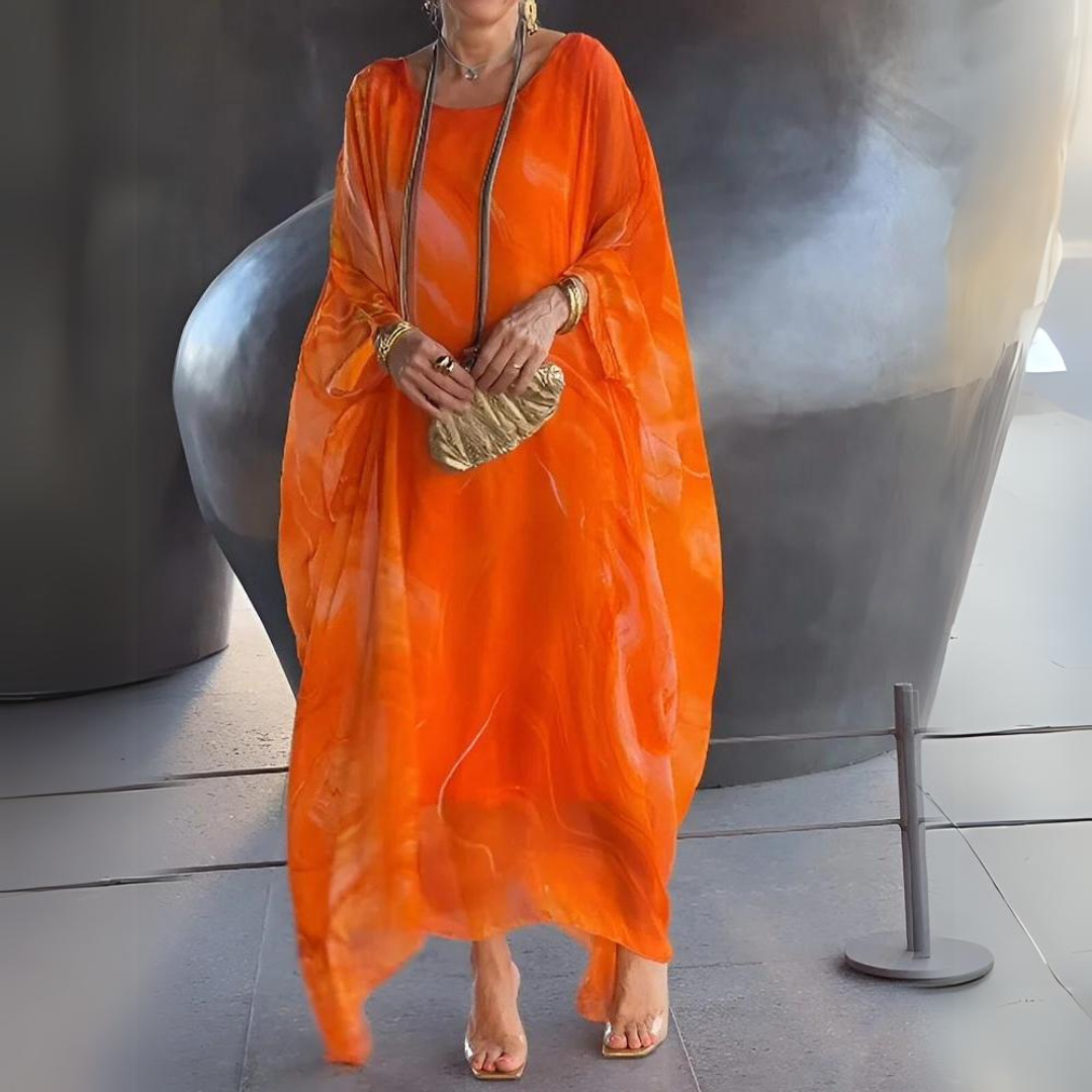 Charming Silk Chiffon Dress