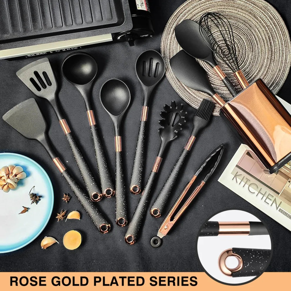 CulinaryWoodâ„?12pc Cooking Utensil Set