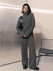 Karis Ribbed Knit Sweater & Joggers Set