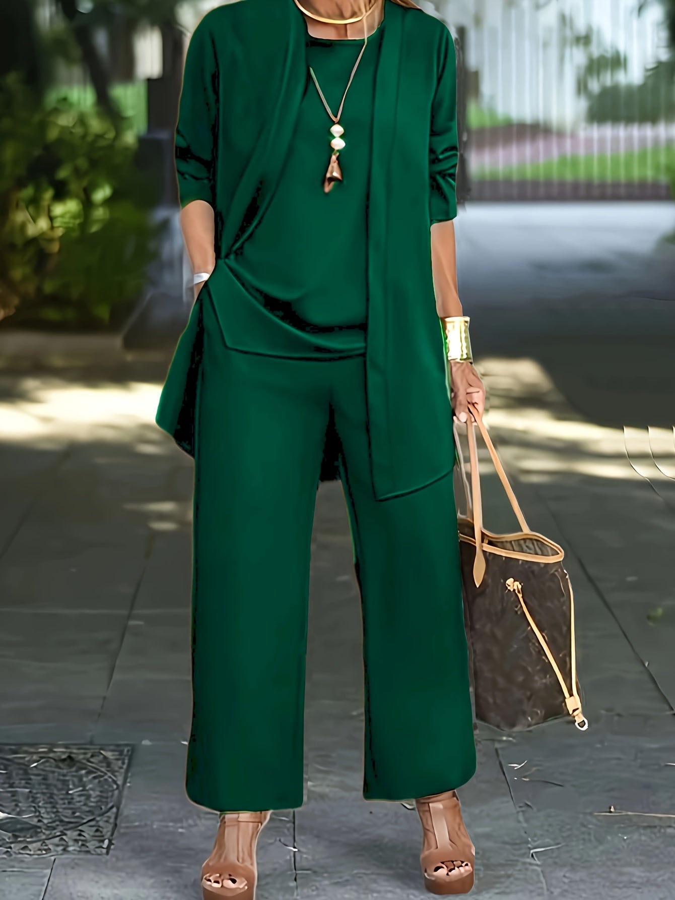Stylish Chic Three Piece Set