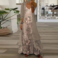 Two-Piece Long Dress Set