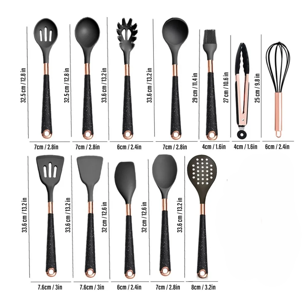 CulinaryWoodâ„?12pc Cooking Utensil Set