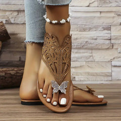 Butterfly Accent Sandals