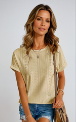 Summer Round Neck Top