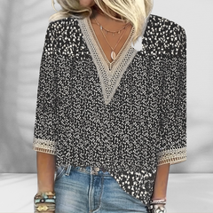 Boho V-neck Blouse