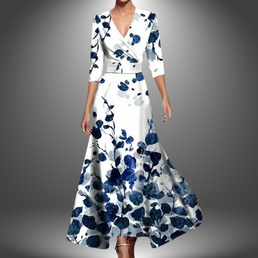 Printed Wrap Dress