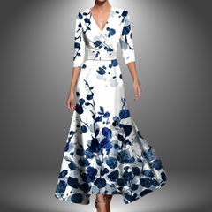 Printed Wrap Dress