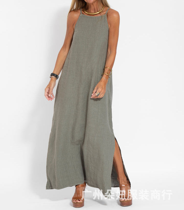 Indie Split Sling Dress