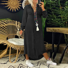 Comfortable Denim Shirt Dress