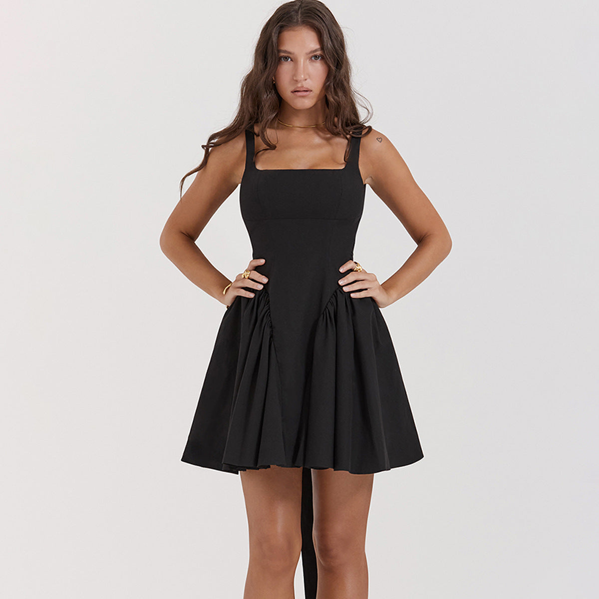 Arabella Square Neck Mini Dress