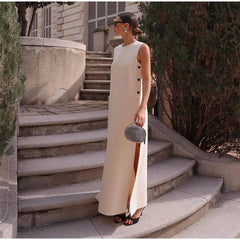 Luna's Split Loose Maxi Dress