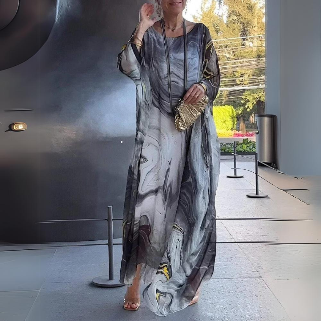 Charming Silk Chiffon Dress