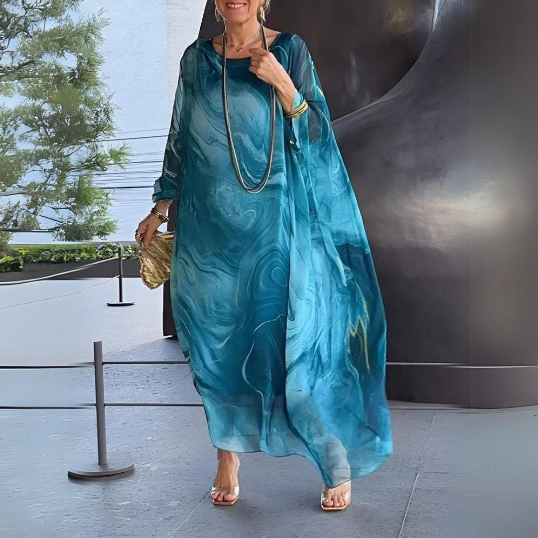 Charming Silk Chiffon Dress