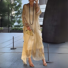 Charming Silk Chiffon Dress