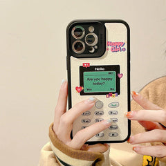 Are You Happy Today iPhone Case