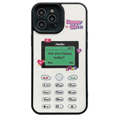 Are You Happy Today iPhone Case