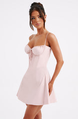 Lacey Mini Dress - Blush