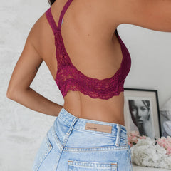 Roxanne Bralette - Burgundy