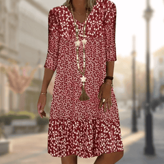 Floral Print Midi Dress