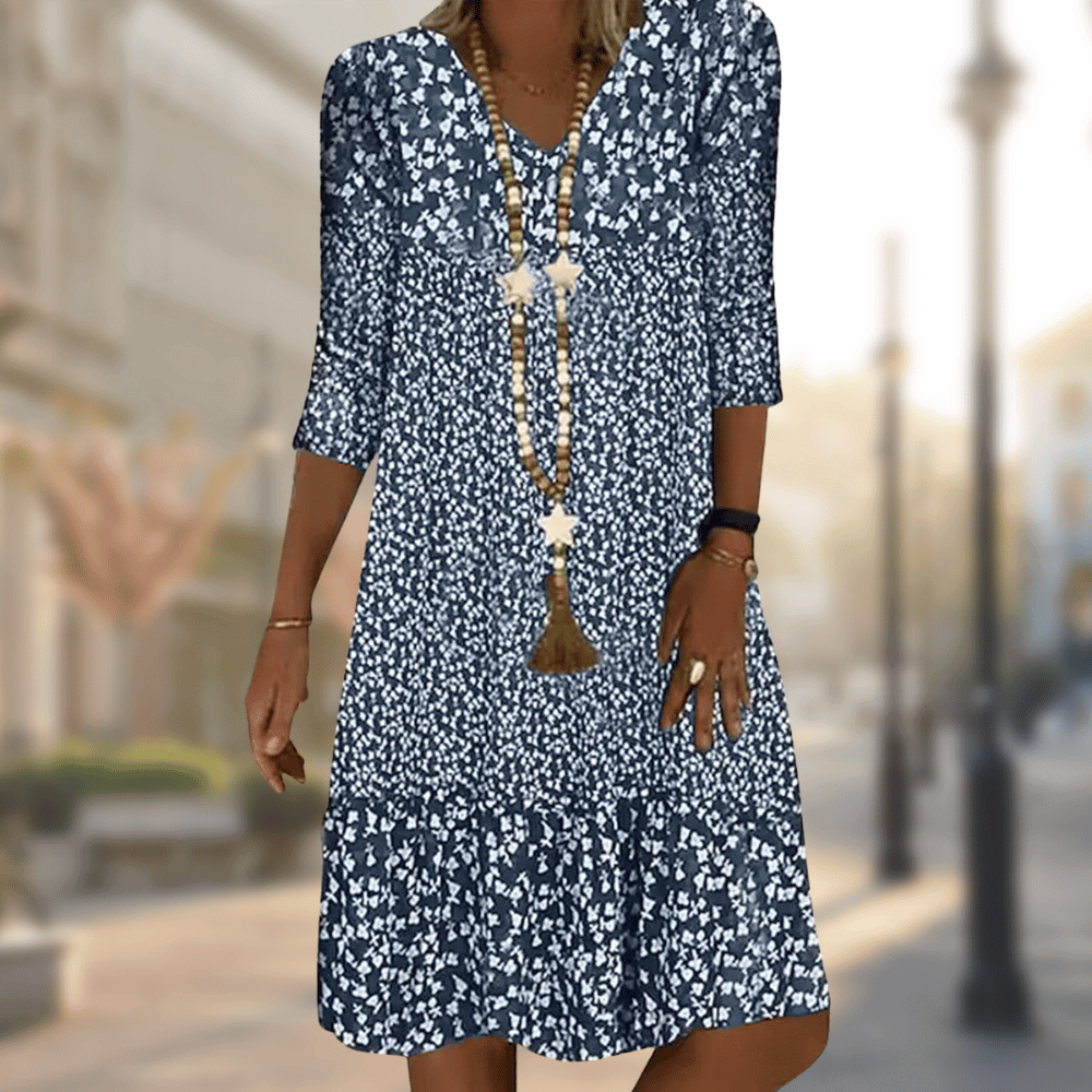 Floral Print Midi Dress