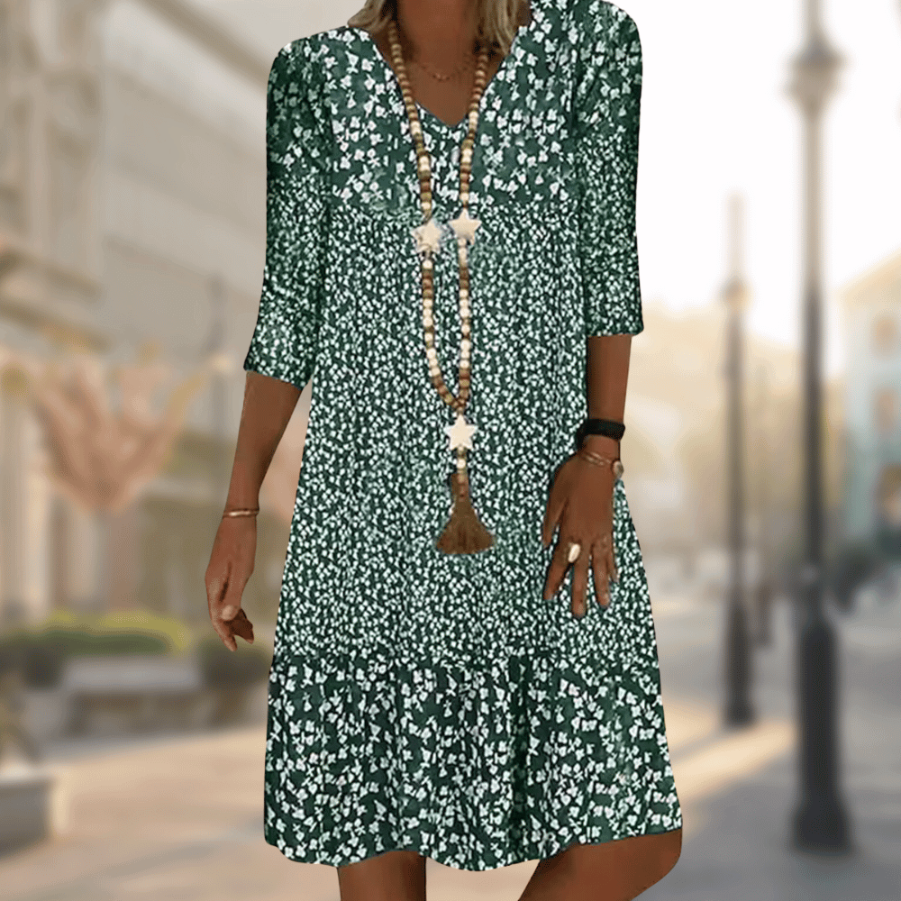 Floral Print Midi Dress