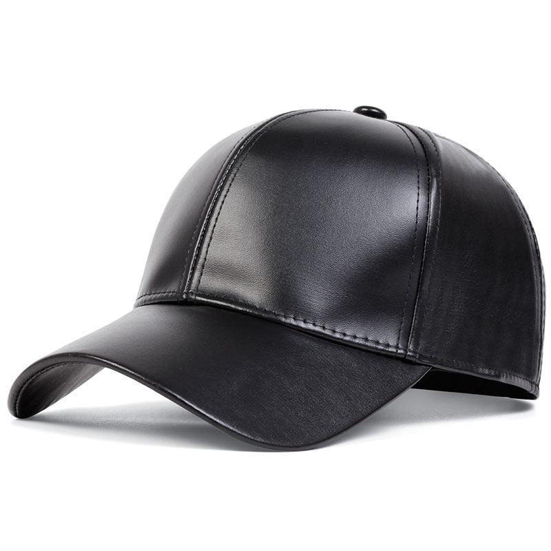 Erie Leather Cap