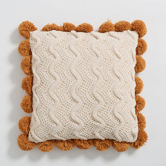 Savona Woven Pom-Pom Pillowcase