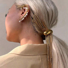 Gilded Knot Hair Cuffs