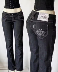 Sassy Rosette Denim