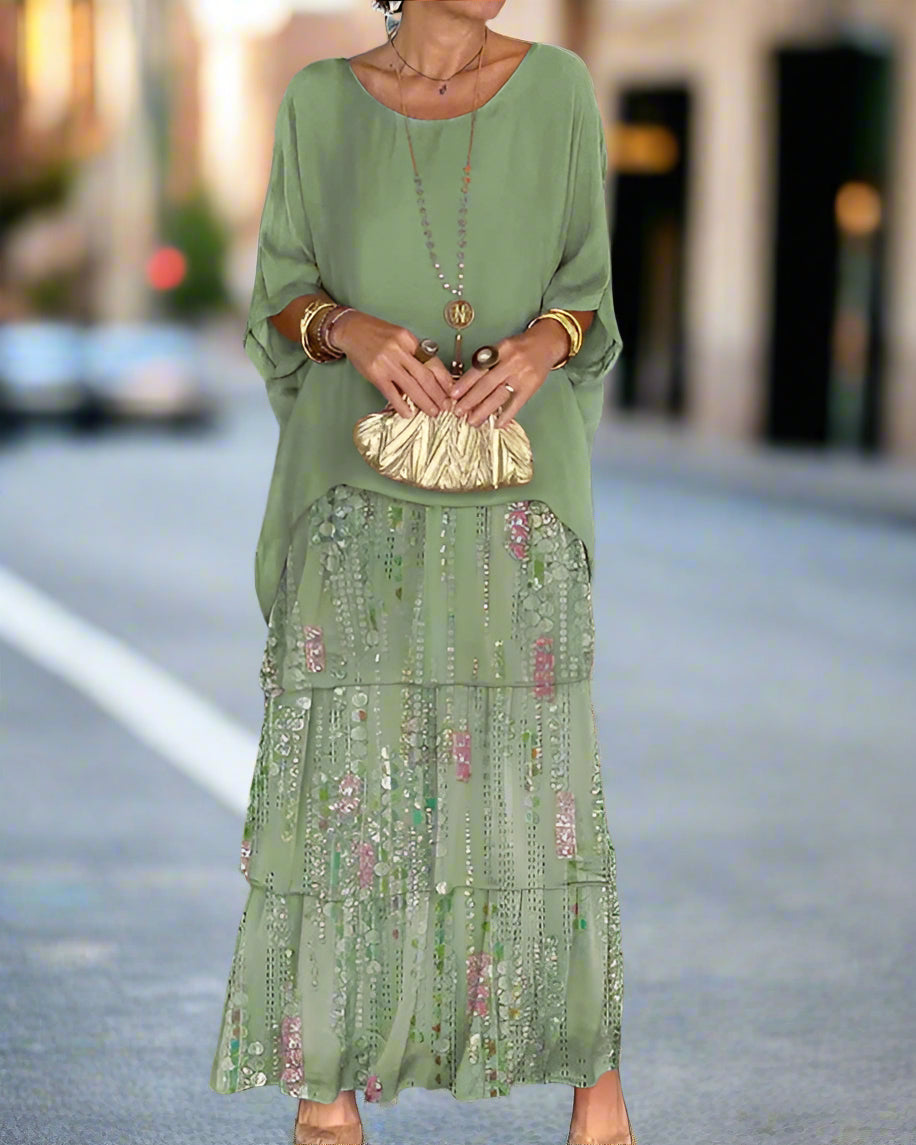Layered Boho Elegance Dress