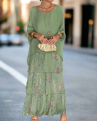 Layered Boho Elegance Dress