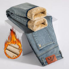 Barrow Fleeced Denim Pants