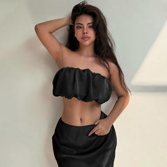 Alia Cutout Bandeau Top & Maxi Skirt Set