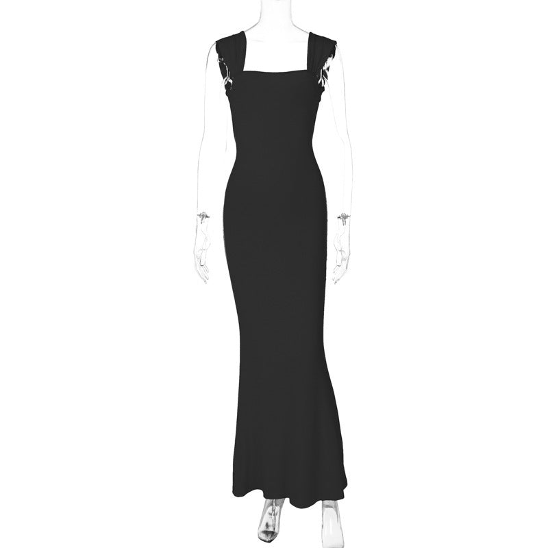 Rachel Black Bodycon Maxi Dress