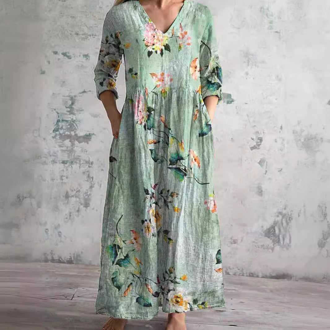 Timeless Floral Maxi Dress
