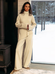 Karis Ribbed Knit Sweater & Joggers Set