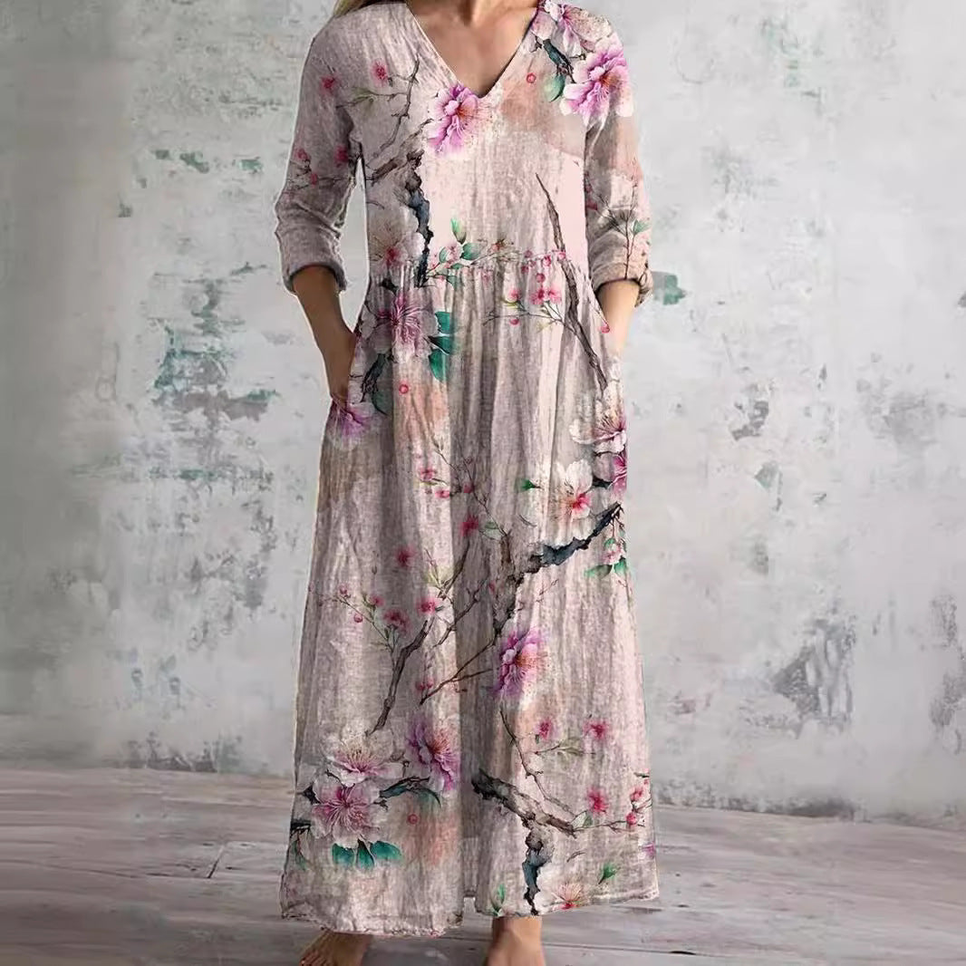 Timeless Floral Maxi Dress