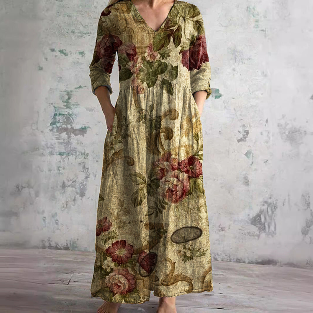 Timeless Floral Maxi Dress